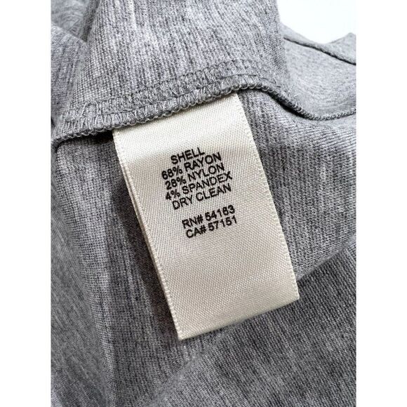 Eliza J Short Sleeve Jersey Knit Embellished Dress in Gray Size 8 - Picture 4 of 8